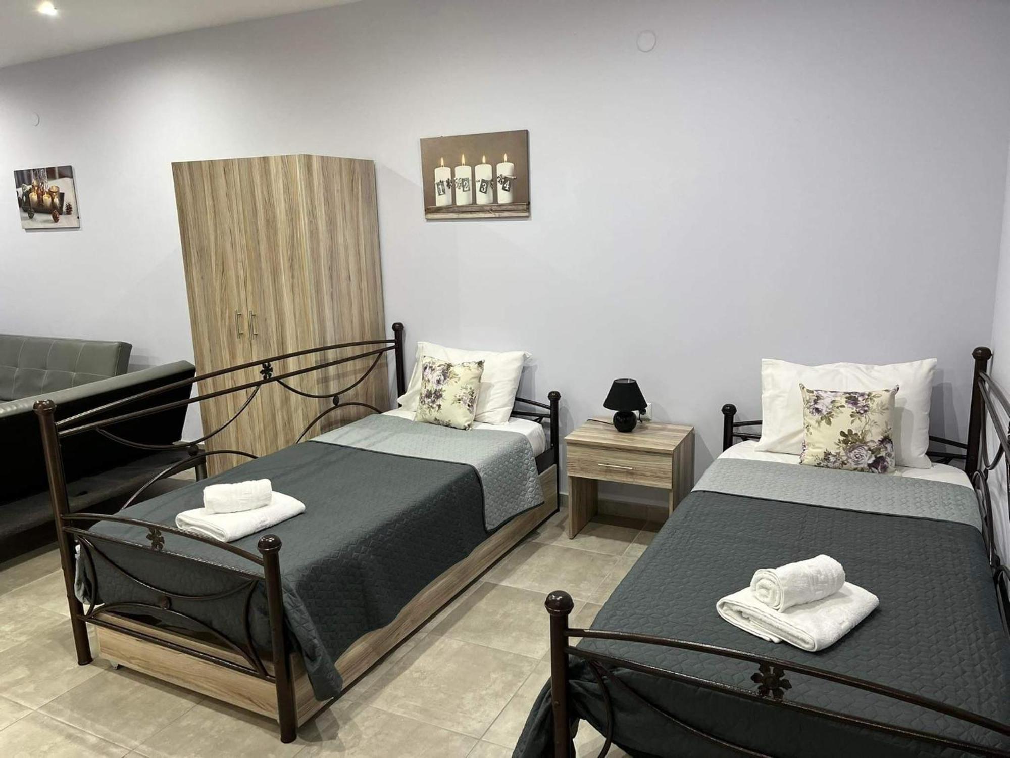 Kaiafas Luxury Philoxenia Apartamento Néa Péramos Quarto foto