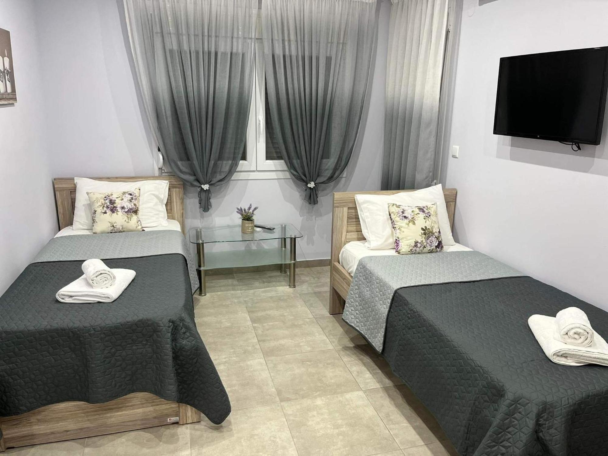 Kaiafas Luxury Philoxenia Apartamento Néa Péramos Quarto foto