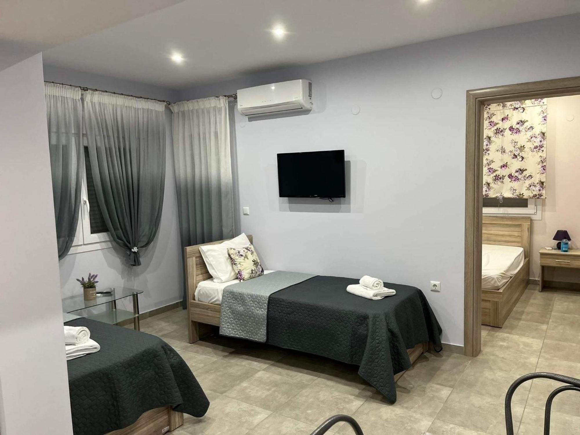 Kaiafas Luxury Philoxenia Apartamento Néa Péramos Quarto foto